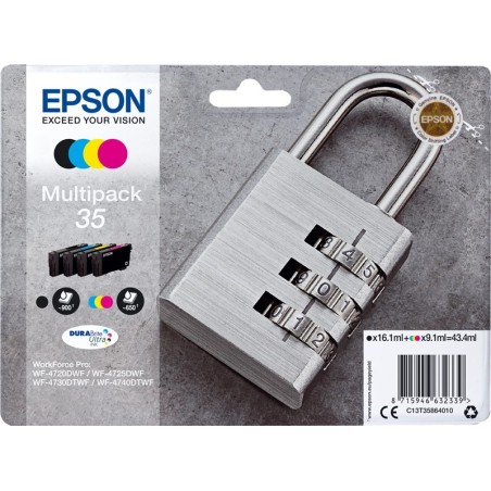 Epson 35 Multipack - Confezione da 4 - nero, giallo, ciano, magenta...