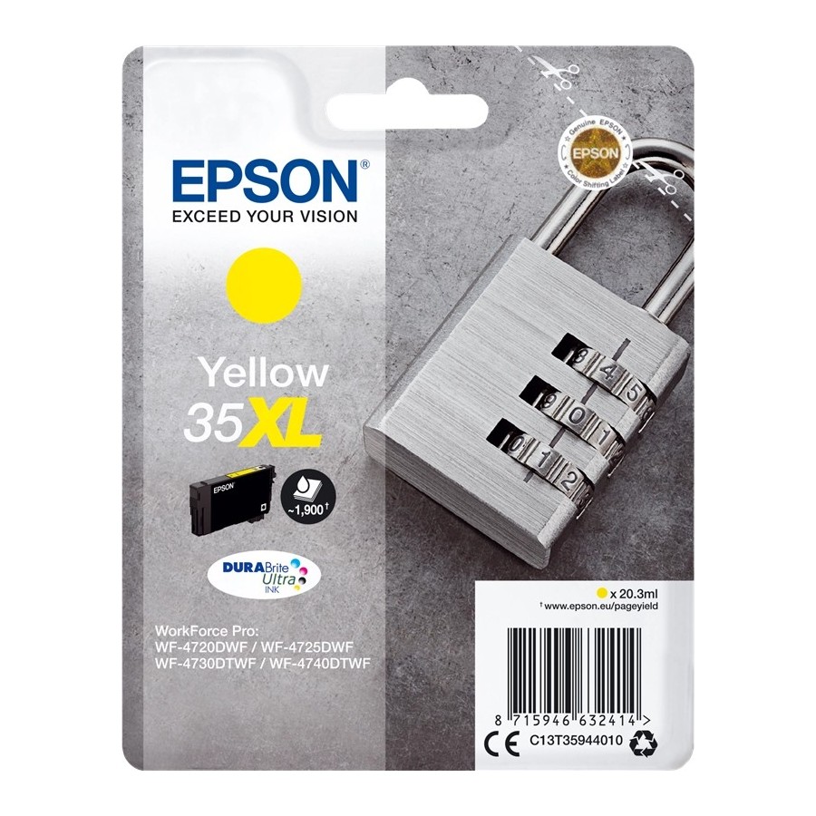 Epson 35XL - 20.3 ml - XL - giallo - originale EPSON