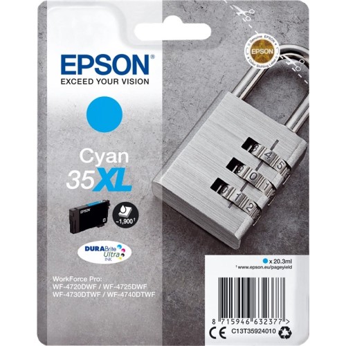 Epson 35XL - 20.3 ml - XL - ciano - originale EPSON