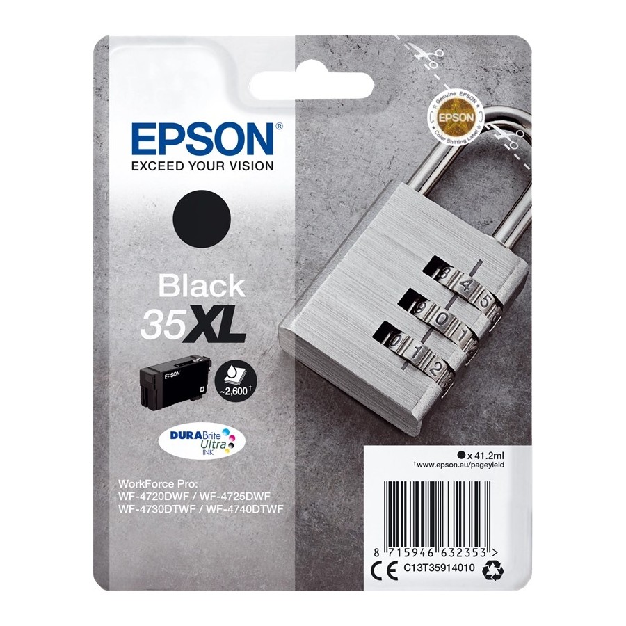 Epson 35XL - 41.2 ml - XL - nero - originale EPSON