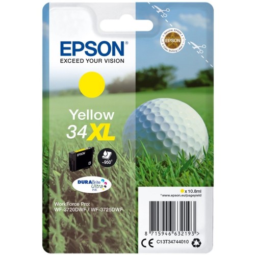 Epson 34XL - 10.8 ml - XL - giallo - originale EPSON