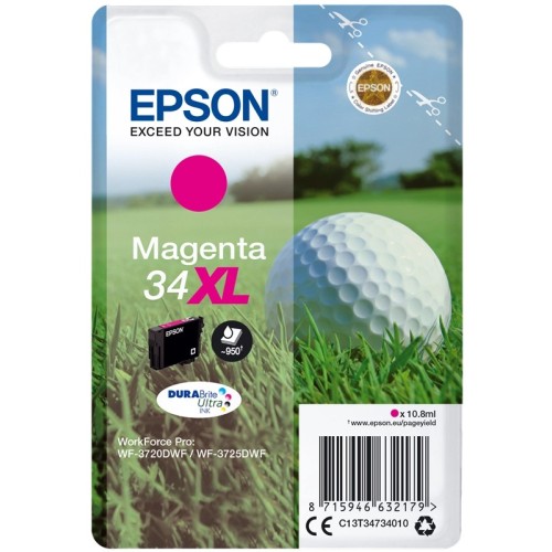 Epson 34XL - 10.8 ml - XL - magenta - originale EPSON