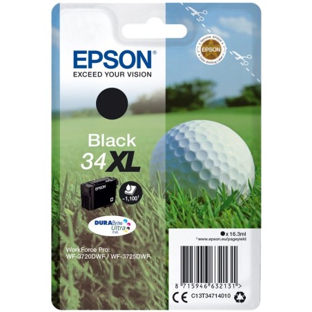 Epson 34XL - 16.3 ml - XL - nero - originale EPSON