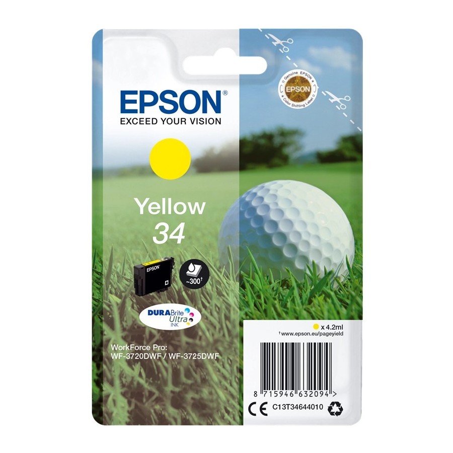 Epson 34 - 4.2 ml - giallo - originale EPSON