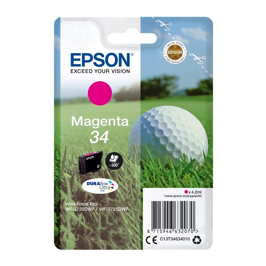 Epson 34 - 4.2 ml - magenta - originale EPSON