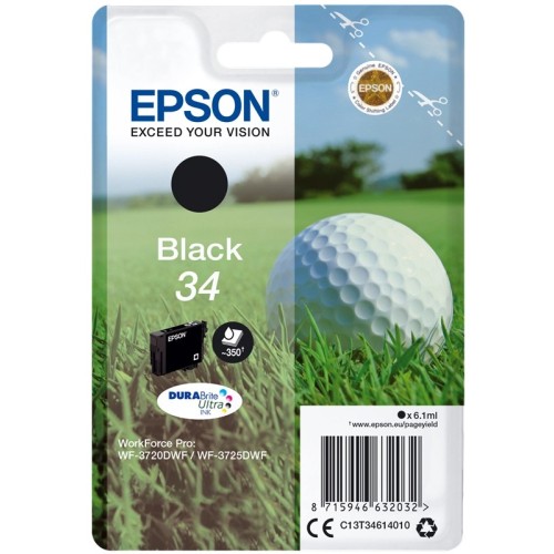 Epson 34 - 6.1 ml - nero - originale EPSON