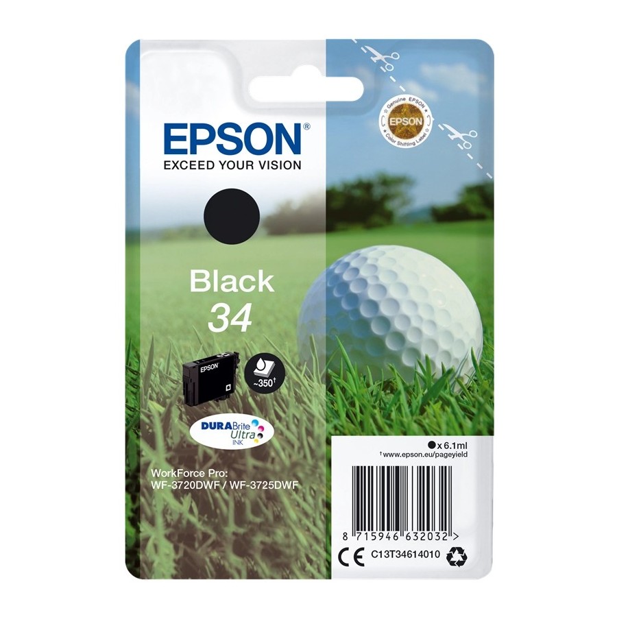 Epson 34 - 6.1 ml - nero - originale EPSON