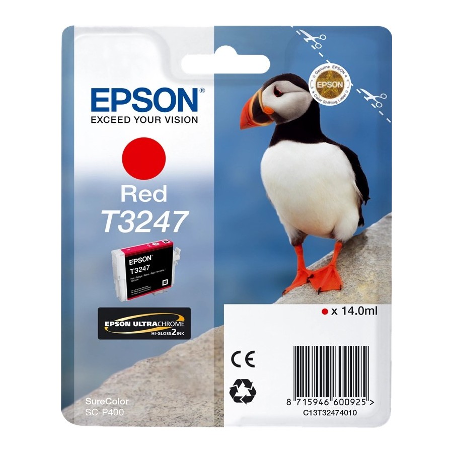 Epson T3247 - 14 ml - rosso - originale EPSON