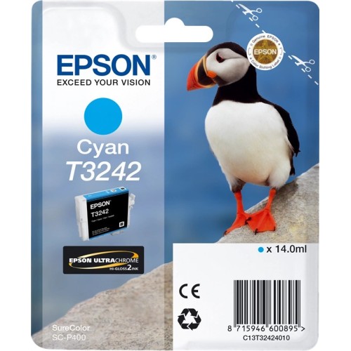 Epson T3242 - 14 ml - ciano - originale EPSON