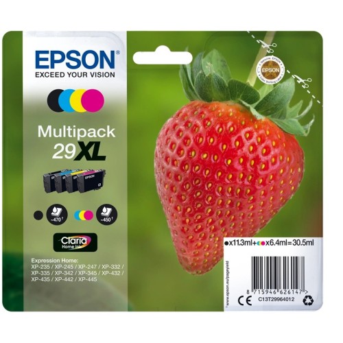 Epson 29XL Multipack - Confezione da 4 - XL - nero, giallo, ciano, ...