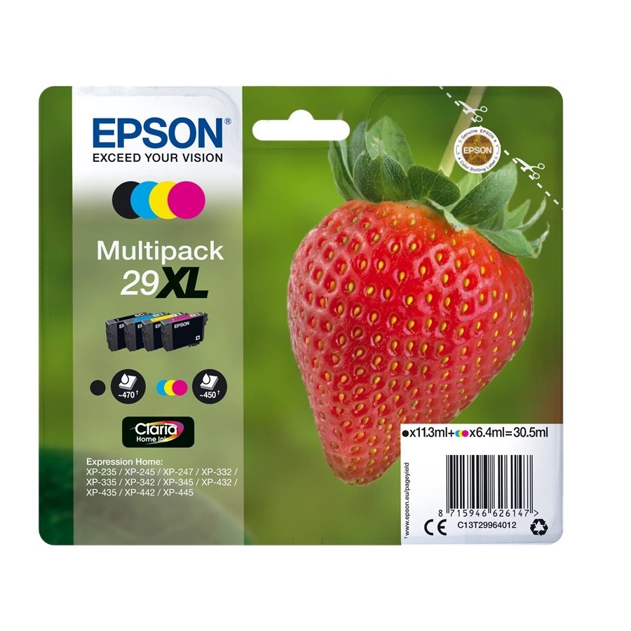 Epson 29XL Multipack - Confezione da 4 - XL - nero, giallo, ciano, ...