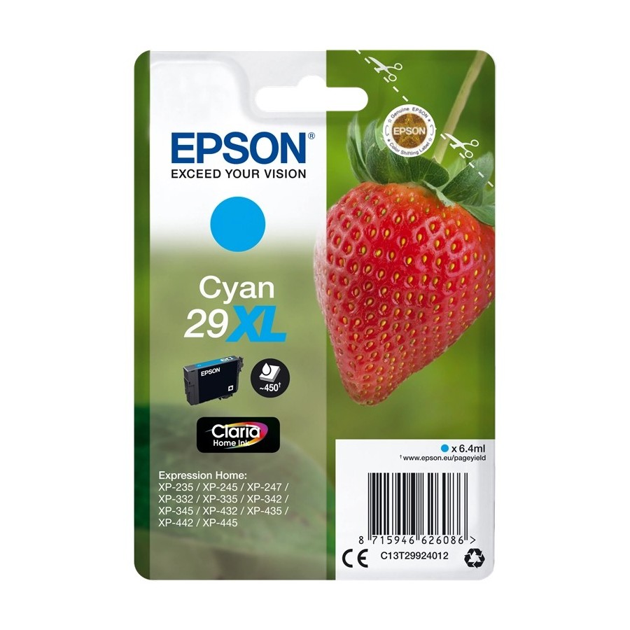 Epson 29XL - 6.4 ml - XL - ciano - originale EPSON