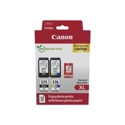 Canon PG-575XL/CL-576XL Photo Paper Value Pack - Conf. da 2 - Alta ...