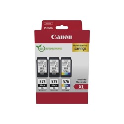 Canon PG-575XLx2/CL-576XL Multipack - Confezione da 3 - Alta capaci...