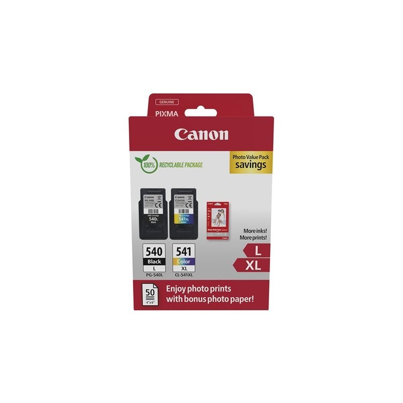 Canon PG-540L/CL-541XL Photo Value Pack - conf. da 2 - Alta capacit... Canon PG-540L/CL-541XL Photo Value Pack - conf. da 2 - Alta capacit...