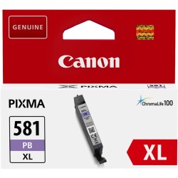 Canon CLI-581PB XL - 8.3 ml - misura XL - blu fotografico - origina...