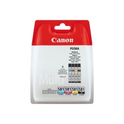 Canon CLI-581 BK/C/M/Y Multi Pack - Confezione da 4 - 5.6 ml - nero...