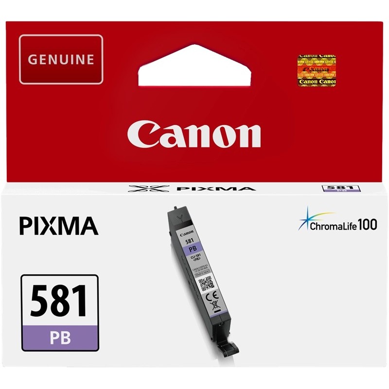 Canon CLI-581PB - 5.6 ml - blu fotografico - originale CANON Canon CLI-581PB - 5.6 ml - blu fotografico - originale CANON