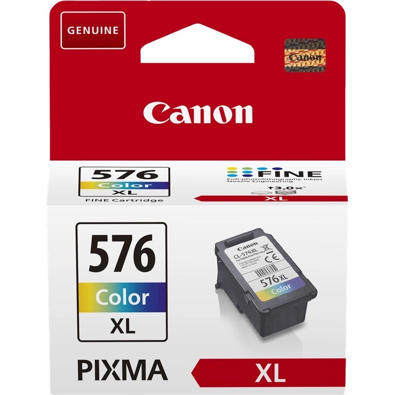 Canon CL-576XL - 12.6 ml - Alta capacità - colore (ciano, magenta, ... Canon CL-576XL - 12.6 ml - Alta capacità - colore (ciano, magenta, ...